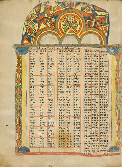 Canon Table Page by Unbekannt Unbekannt
